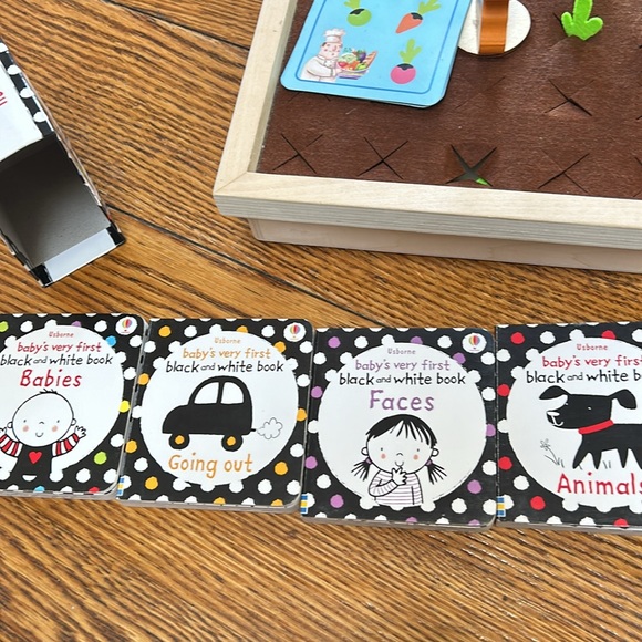 Infant Usborne books and Bright Rise Harvest memory game. Wooden. - Picture 4 of 11